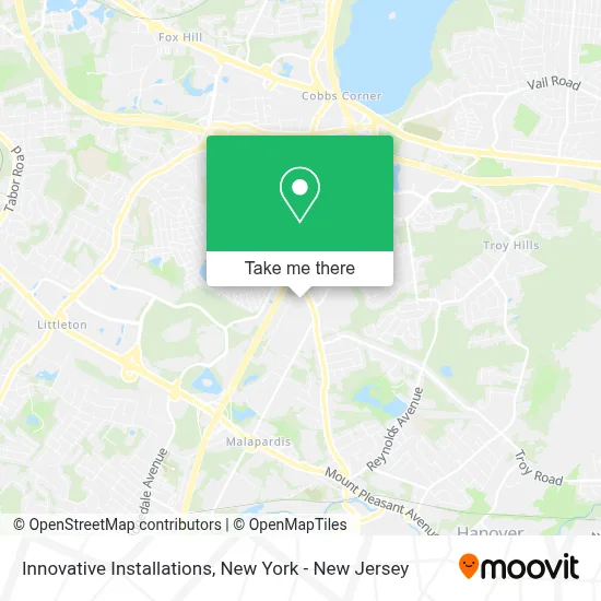 Innovative Installations map