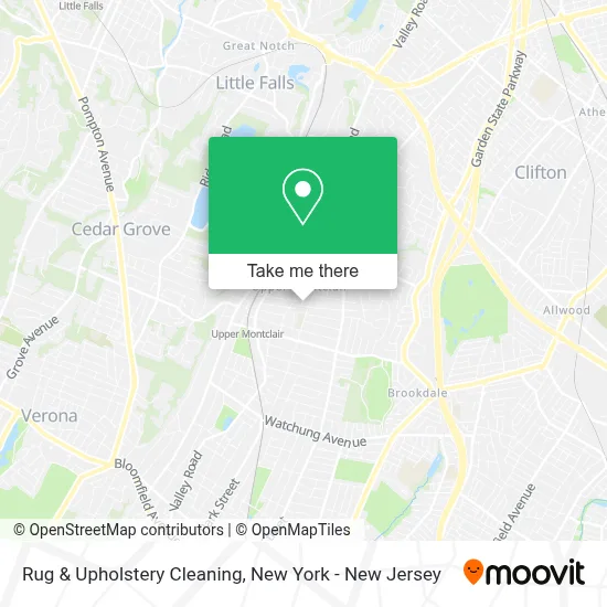 Rug & Upholstery Cleaning map
