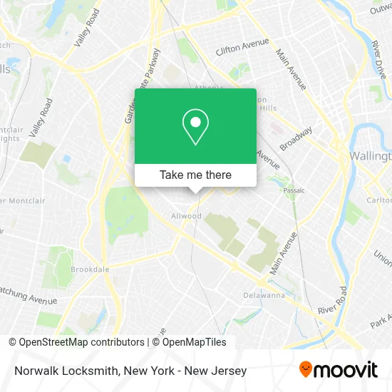 Norwalk Locksmith map