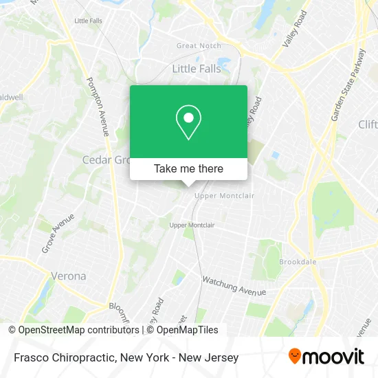 Frasco Chiropractic map