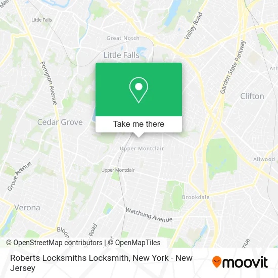 Roberts Locksmiths Locksmith map