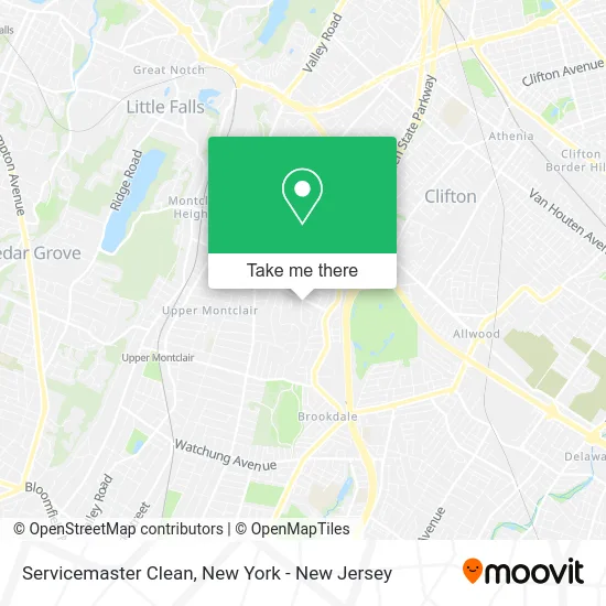 Servicemaster Clean map