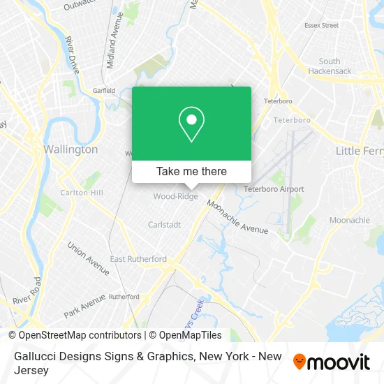 Gallucci Designs Signs & Graphics map