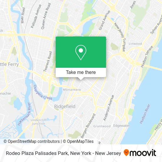 Rodeo Plaza Palisades Park map