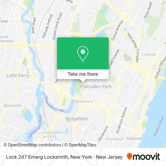 Lock 247 Emerg Locksmith map