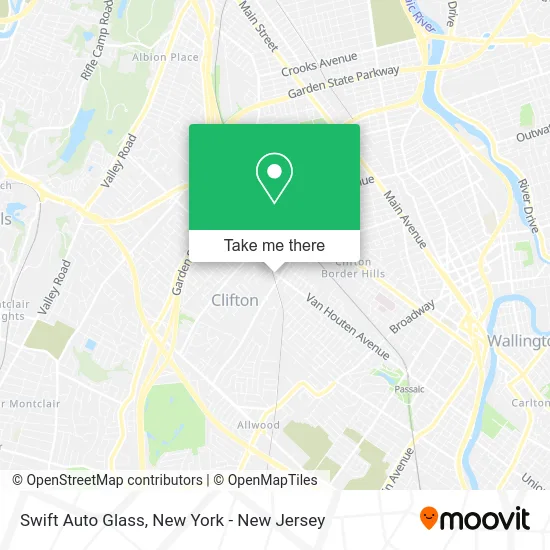 Swift Auto Glass map