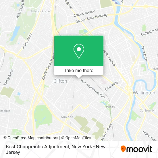 Best Chiropractic Adjustment map