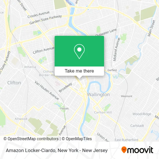 Amazon Locker-Ciardo map