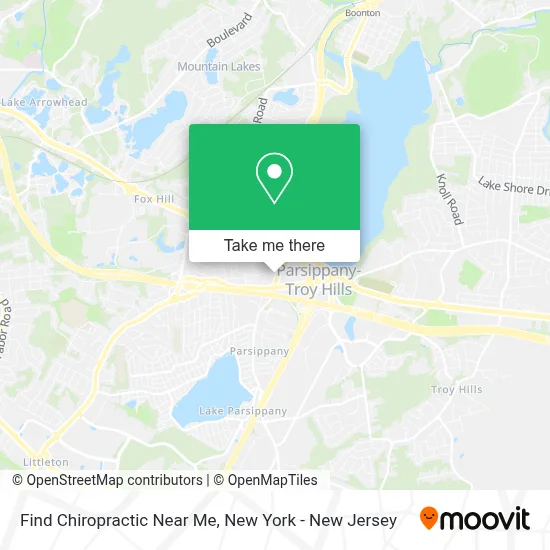 Find Chiropractic Near Me map