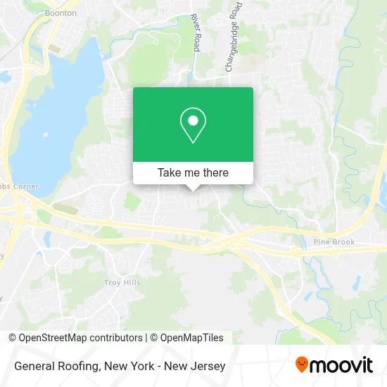 General Roofing map