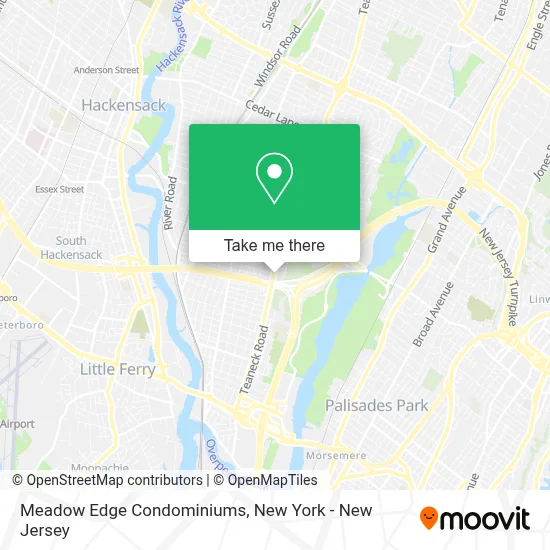 Meadow Edge Condominiums map