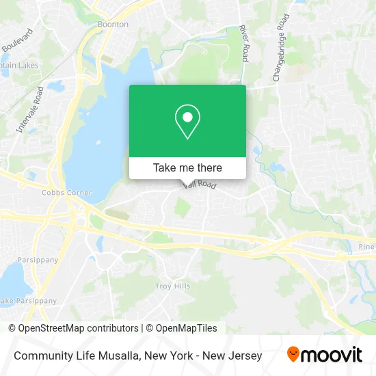 Community Life Musalla map