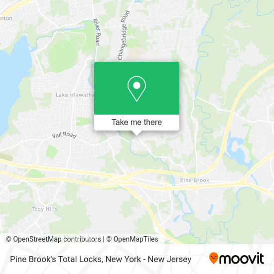 Pine Brook's Total Locks map