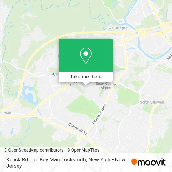 Kulick Rd The Key Man Locksmith map