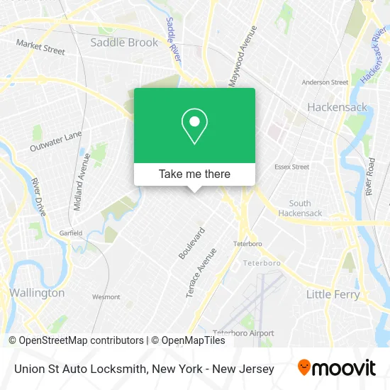 Union St Auto Locksmith map