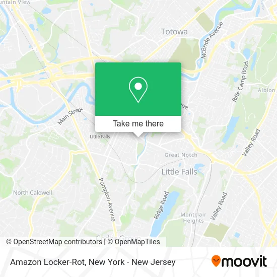 Amazon Locker-Rot map