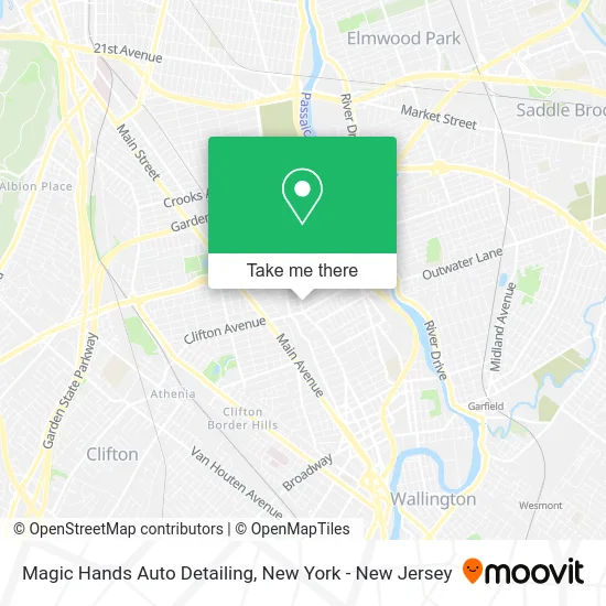 Magic Hands Auto Detailing map