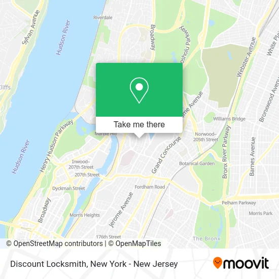 Discount Locksmith map