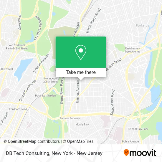 DB Tech Consulting map