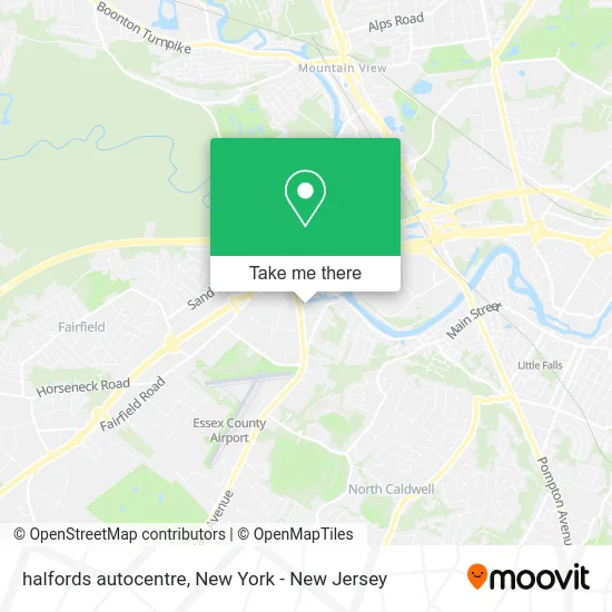 halfords autocentre map