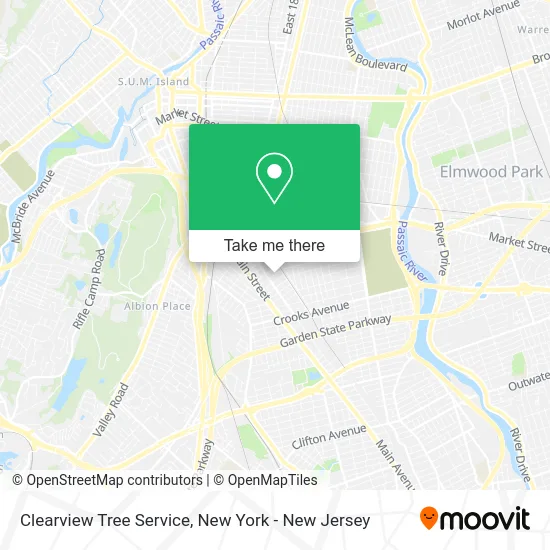 Clearview Tree Service map