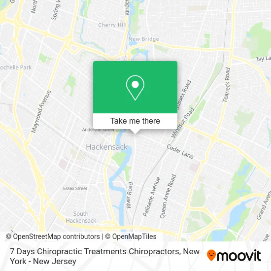 7 Days Chiropractic Treatments Chiropractors map