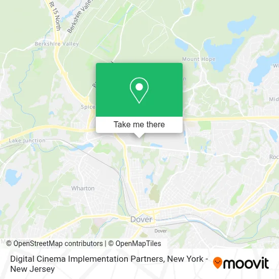 Digital Cinema Implementation Partners map