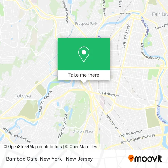 Bamboo Cafe map