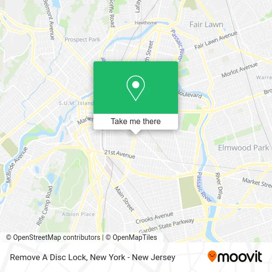 Remove A Disc Lock map