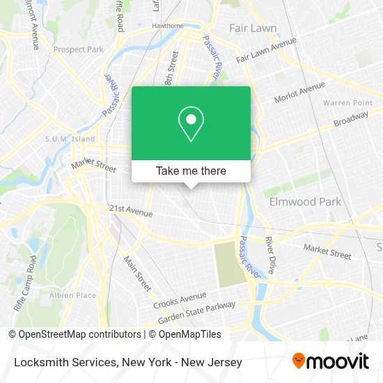 Locksmith Services map