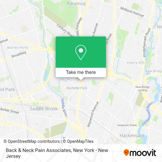Back & Neck Pain Associates map