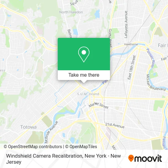 Windshield Camera Recalibration map