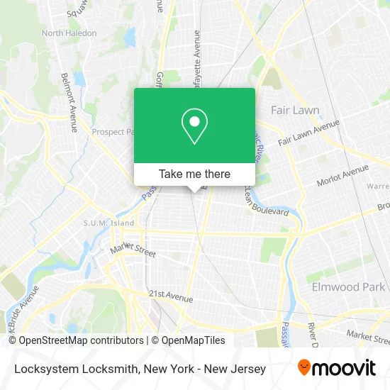 Locksystem Locksmith map