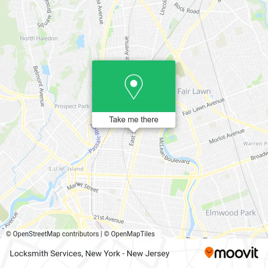 Locksmith Services map