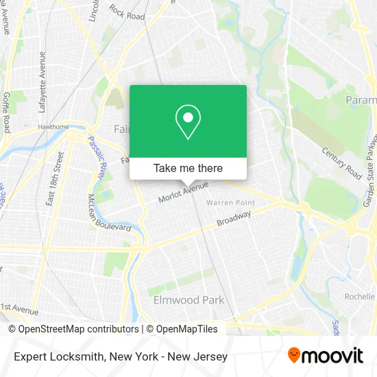 Expert Locksmith map