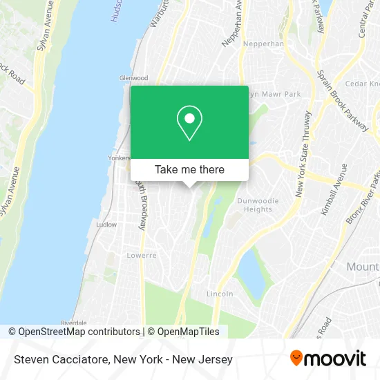 Steven Cacciatore map