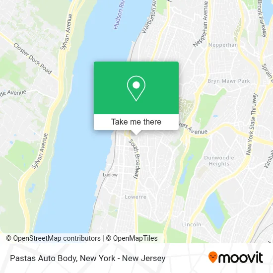 Pastas Auto Body map