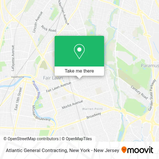 Atlantic General Contracting map