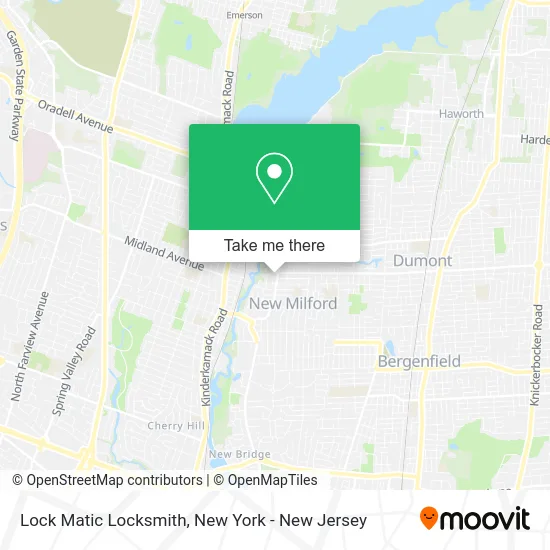 Lock Matic Locksmith map