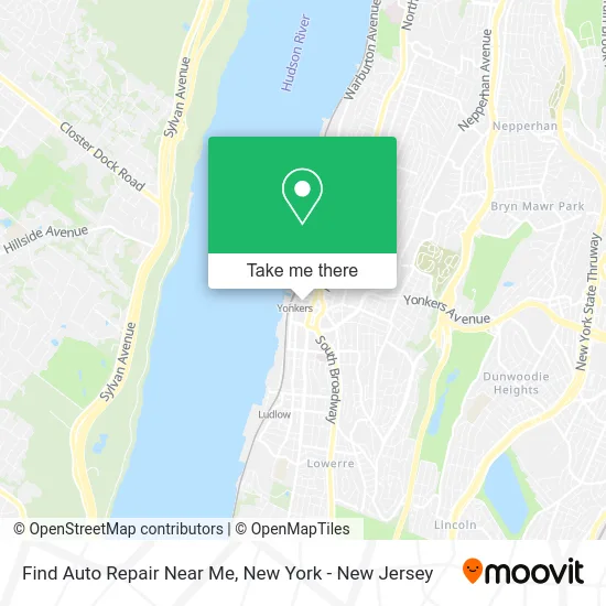 Find Auto Repair Near Me map