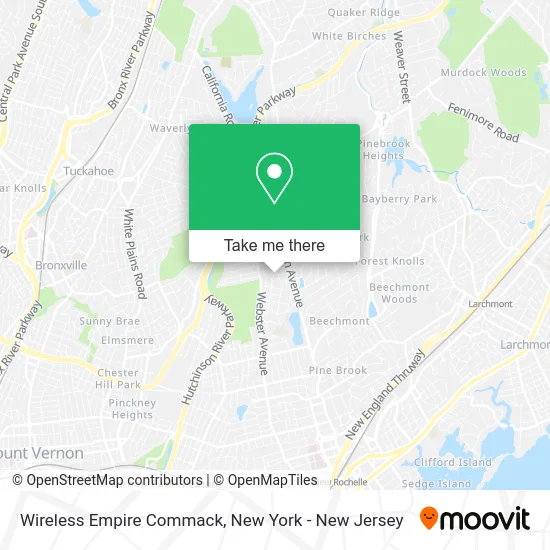 Wireless Empire Commack map