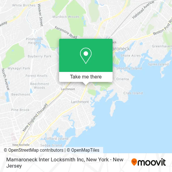 Mamaroneck Inter Locksmith Inc map