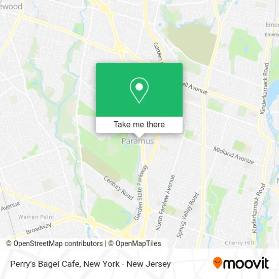 Perry's Bagel Cafe map