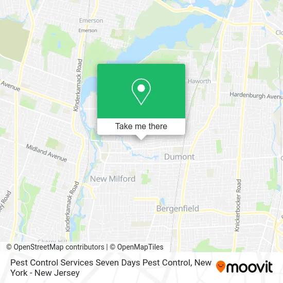 Pest Control Services Seven Days Pest Control map