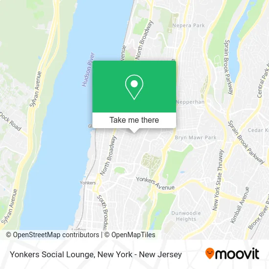 Yonkers Social Lounge map