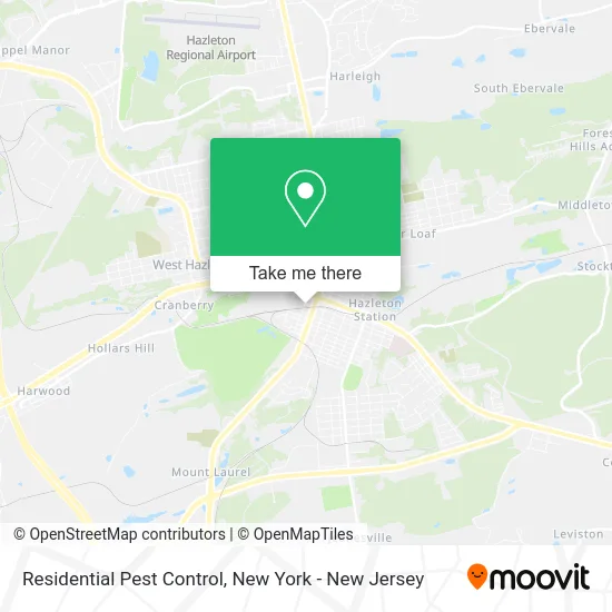 Residential Pest Control map