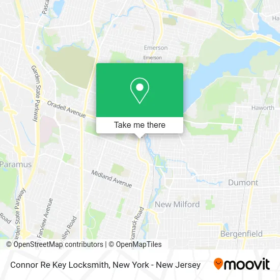 Connor Re Key Locksmith map