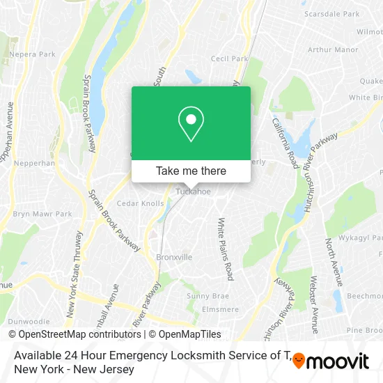Available 24 Hour Emergency Locksmith Service of T map