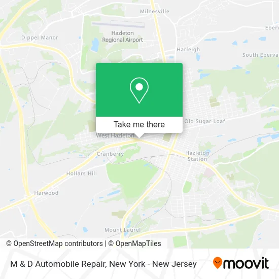 M & D Automobile Repair map