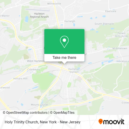 Holy Trinity Church map